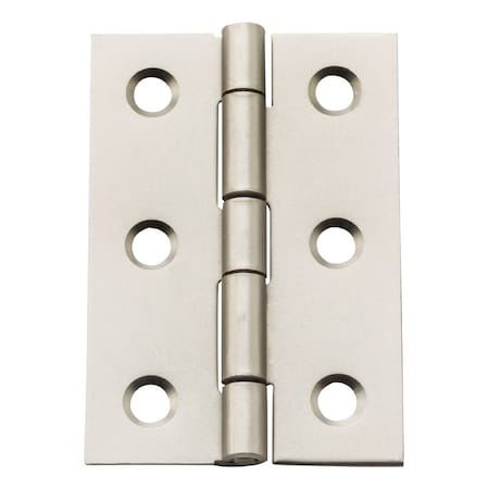 National Hardware National Hardware 2 in. L Satin Nickel Door Hinge 1 pk N211-015